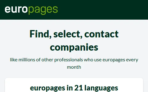 Europages status preview image