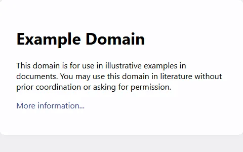 Example.com status preview image