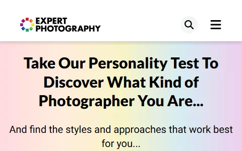 Expert Photography status preview image