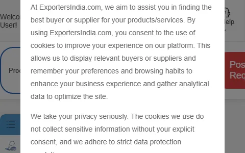 ExportersIndia status preview image