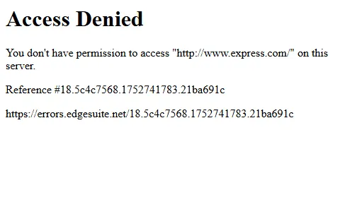 Express status preview image