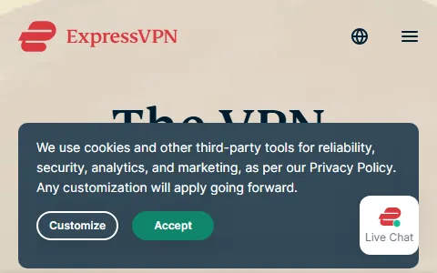 ExpressVPN status preview image
