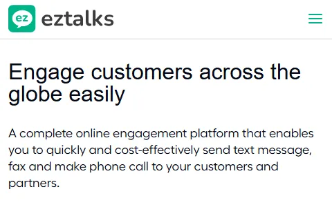 EzTalks status preview image