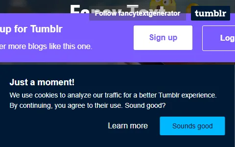Fancytextgenerator.tumblr.com status preview image