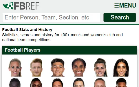 Football Reference status preview image