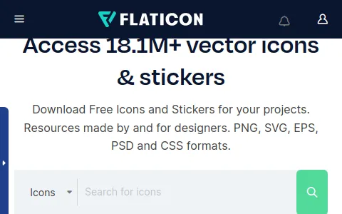 Flaticon status preview image