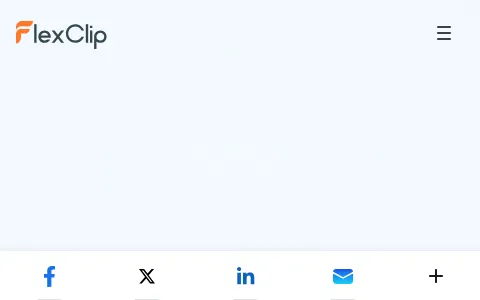 Flexclip.com status preview image