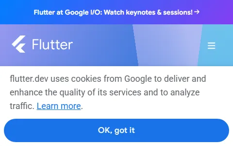 Flutter status preview image