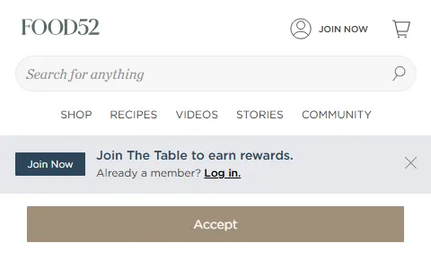 Food52 status preview image