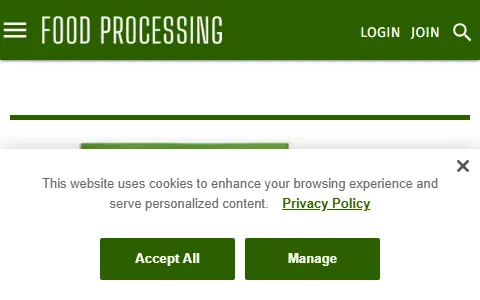 Food Processing status preview image