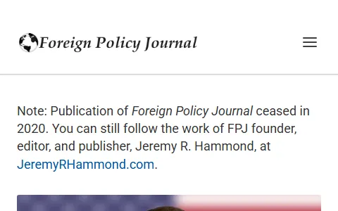 Foreign Policy Journal status preview image