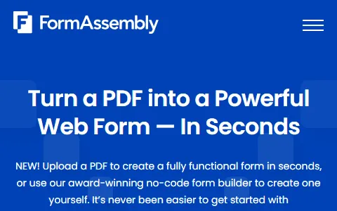FormAssembly status preview image