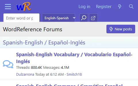 WordReference Forums status preview image