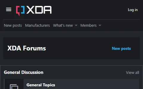 XDA Forums status preview image