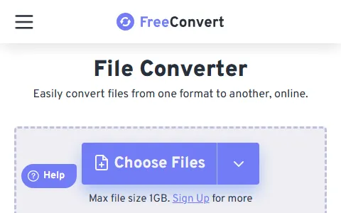 FreeConvert status preview image