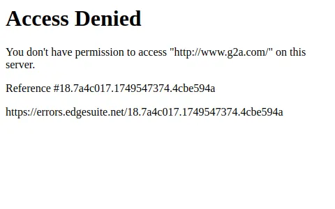 G2a.com status preview image