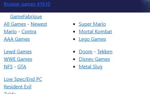 Gamefabrique status preview image