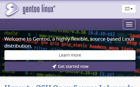 Gentoo status preview image