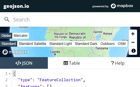 Geojson.io status preview image
