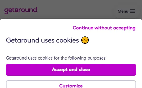 Getaround status preview image