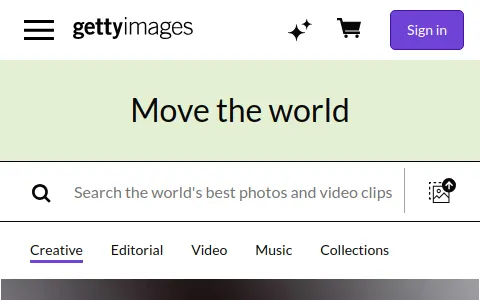 Getty Images status preview image