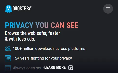 Ghostery status preview image