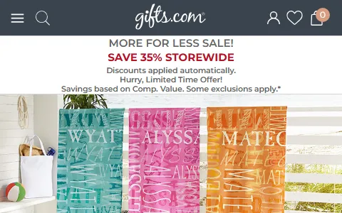 Gifts.com status preview image