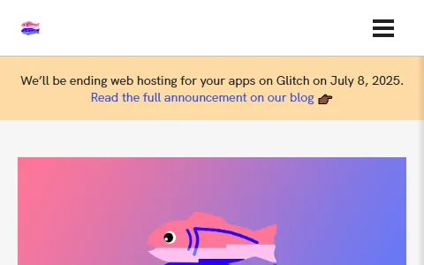 Glitch status preview image