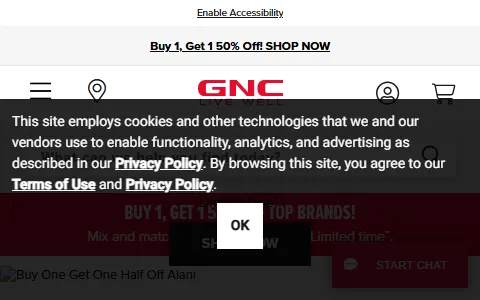 Gnc status preview image