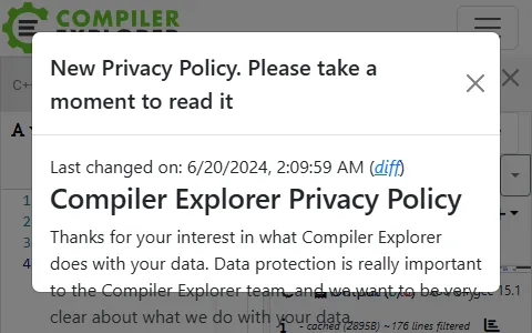 Compiler Explorer status preview image