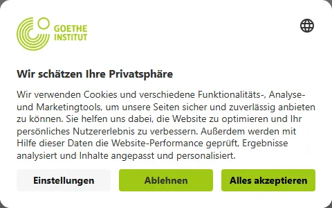 Goethe-Institut status preview image