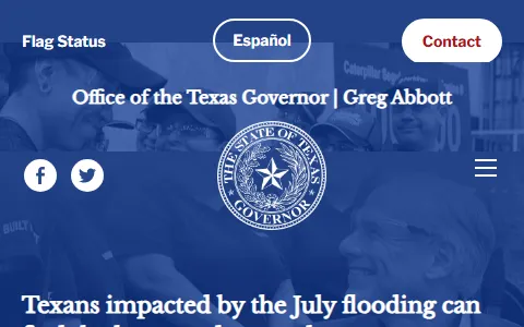 Office of the Texas Governor status preview image