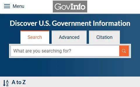 GovInfo status preview image