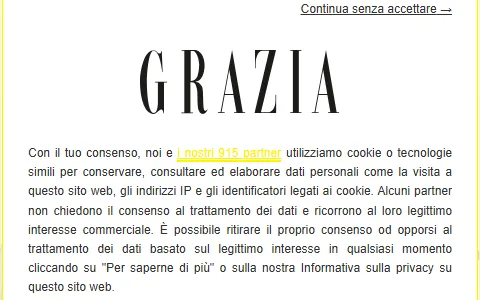 Grazia Italia status preview image