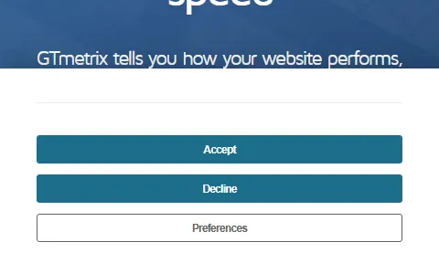 Gtmetrix status preview image
