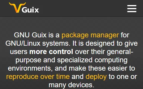 GNU Guix status preview image