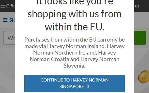 Harvey Norman Singapore status preview image