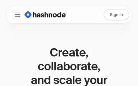 Hashnode status preview image