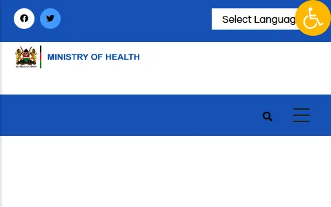 Ministry of Health Kenya status preview image