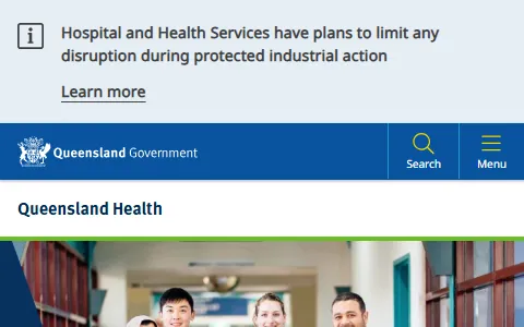 Health.Qld.Gov status preview image