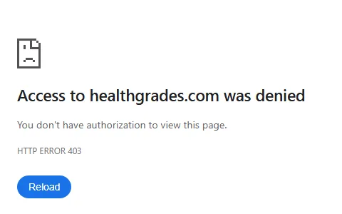 Healthgrades status preview image