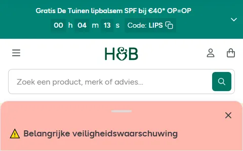 Holland & Barrett Nederland status preview image