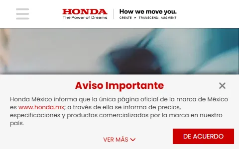 Honda México status preview image
