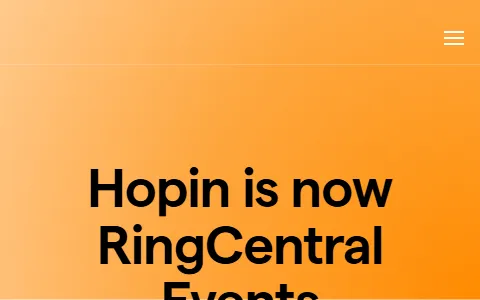 RingCentral Events status preview image