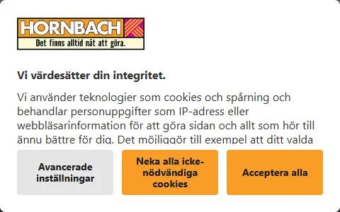 Hornbach Sverige status preview image