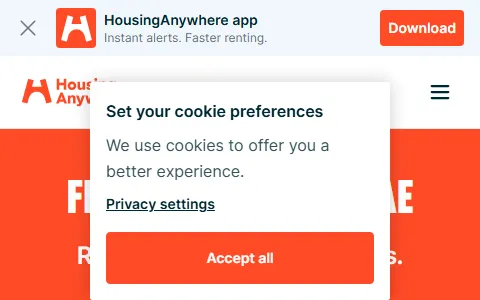 Housing Anywhere status preview image