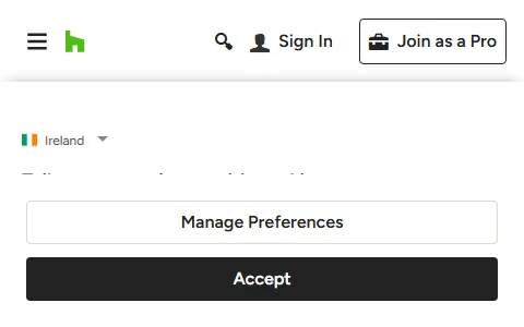 Houzz Ireland status preview image