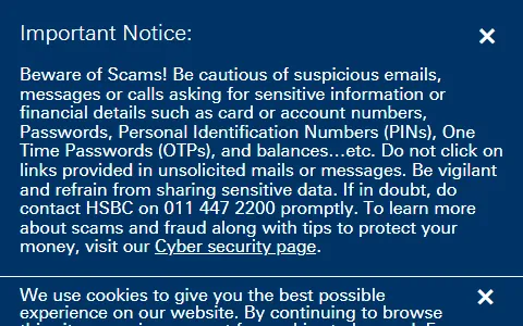 HSBC Sri Lanka status preview image