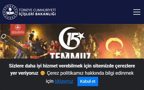 T.C. İçişleri Bakanlığı status preview image