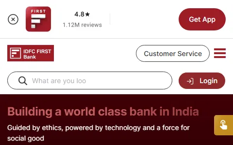 IDFC FIRST Bank status preview image